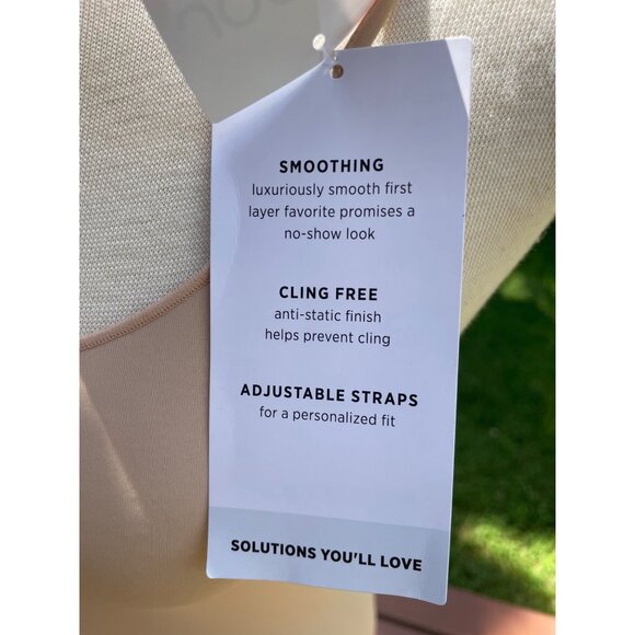 Jockey Generation Womens Everyday Smoothing Full Slip Dress Beige S Cling Free A - Picture 4 of 9